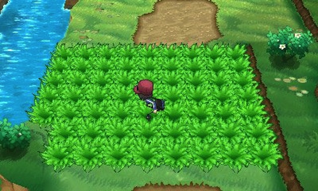 On the overworld map, the 3D effect isn't even available.