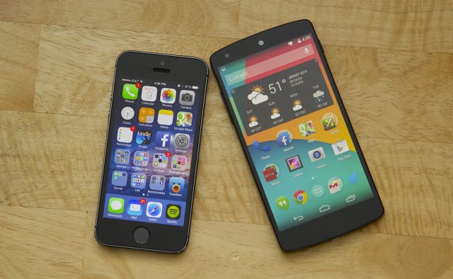 lg nexus 5 vs iphone 5c