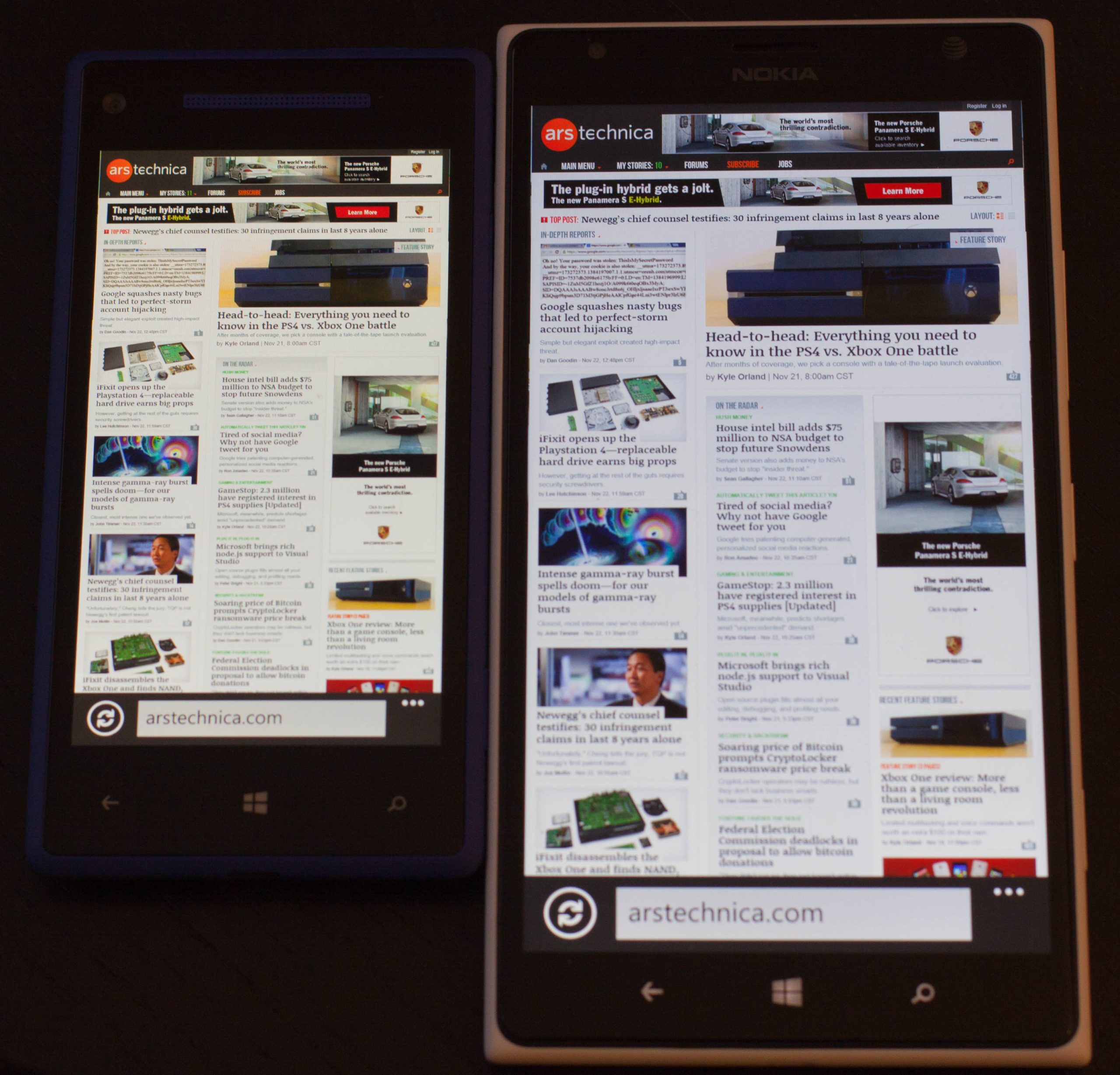 The Lumia 1520: enormous hardware, troublesome software - Ars Technica