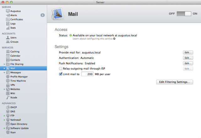 os x mail preview pane