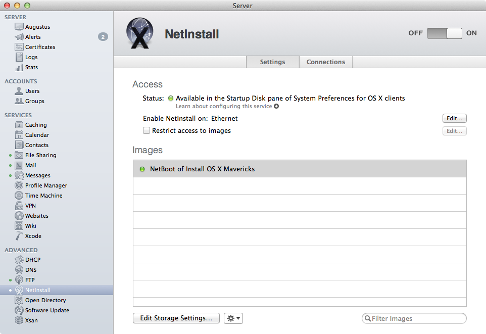 apple netboot server for mac