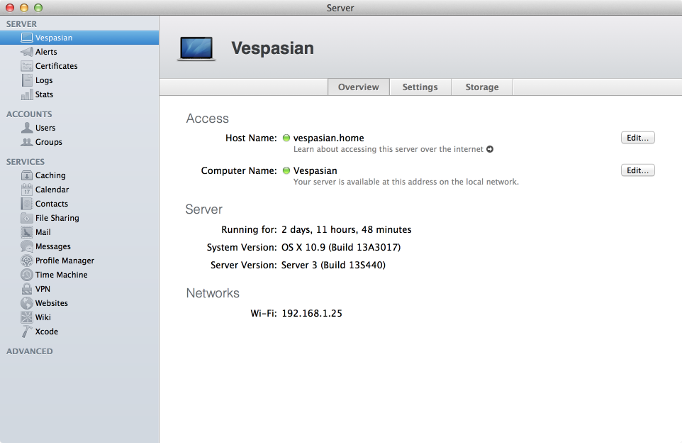 os x server app