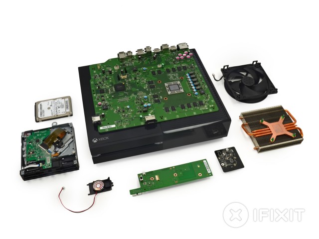 iFixit disassembles the Xbox One and finds NAND, high repairability