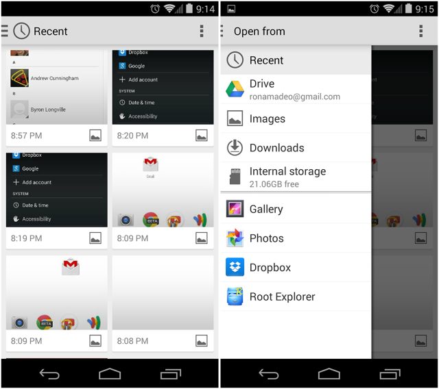 Android File Picker Prompt Android 4.4 KitKat, thoroughly reviewed - Ars Technica