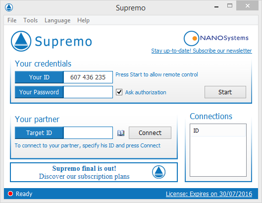 instal Supremo 4.10.0.2052