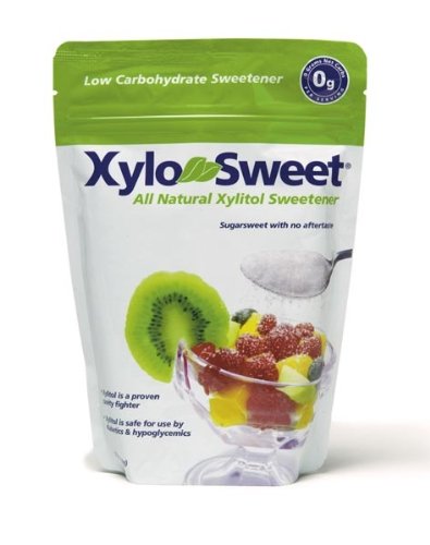 This 1-pound bag of xylitol costs about $8. 