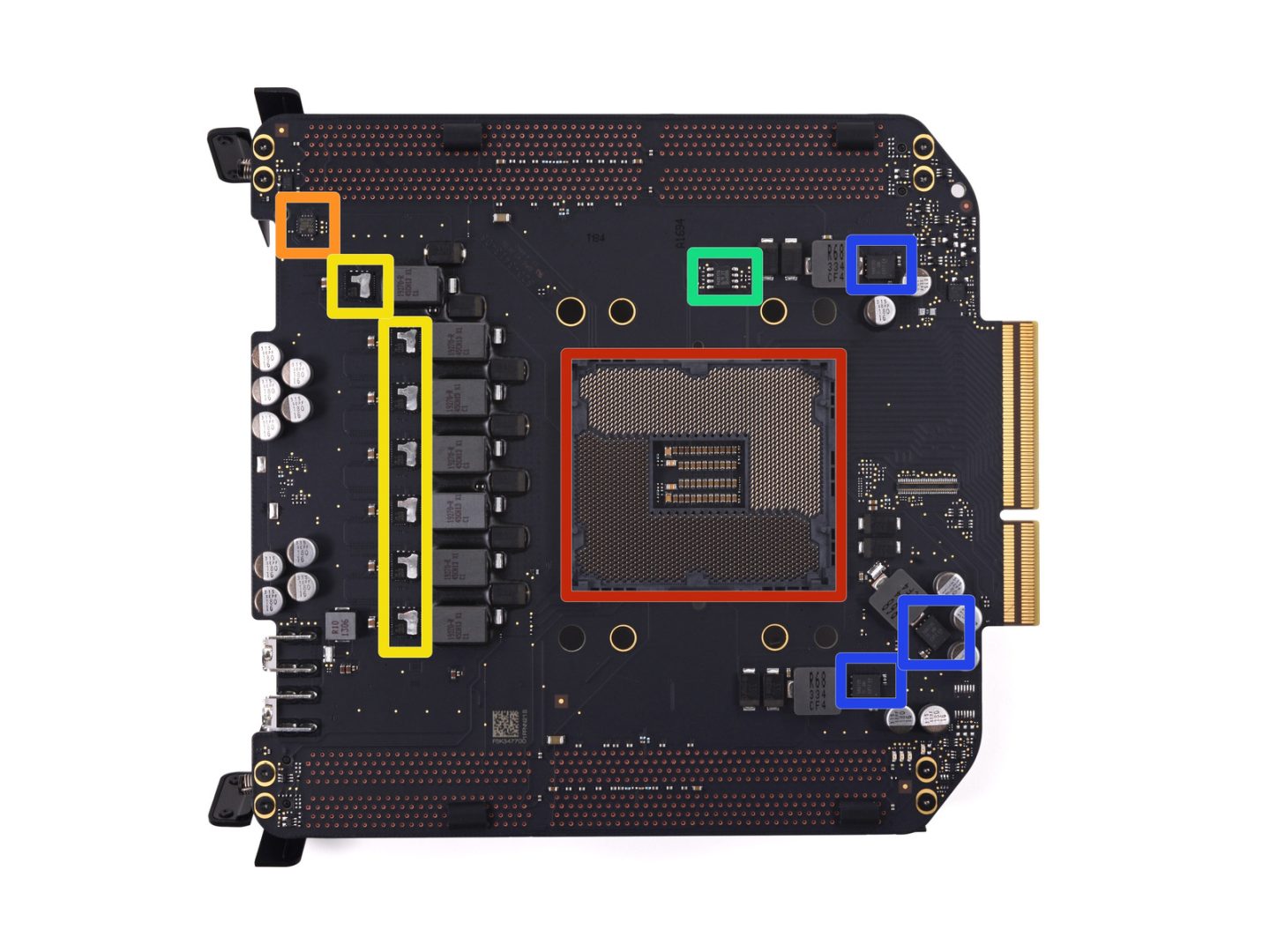 Macbook Cpu Socket iFixit tears the 2013 Mac Pro asunder, finds an actually repairable Mac ...