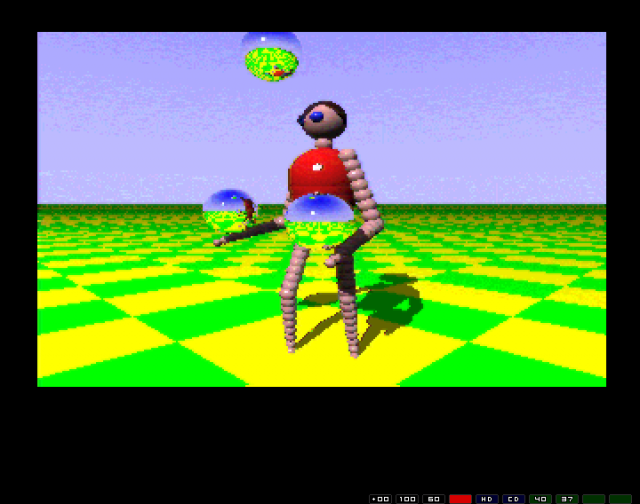 Sadly, this video of the ray-traced juggler seems to hang on my machine.