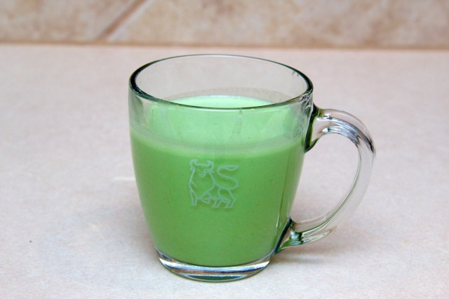 It's Soylent, and thanks to some food coloring, it's green!