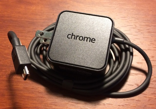 The new Chromebook 11 charger is actually more attractive and distinctive than the old one.