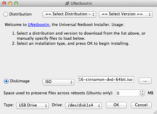 UNetbootin is probably the easiest way to make USB install drives for major Linux distributions.