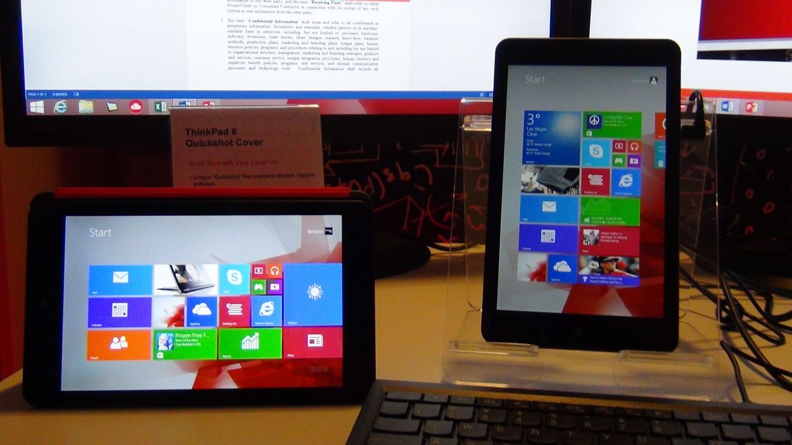 Hands-on with the Lenovo ThinkPad 8—a tablet that means business