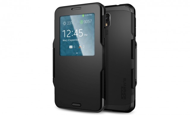 A Spigen S-View case.