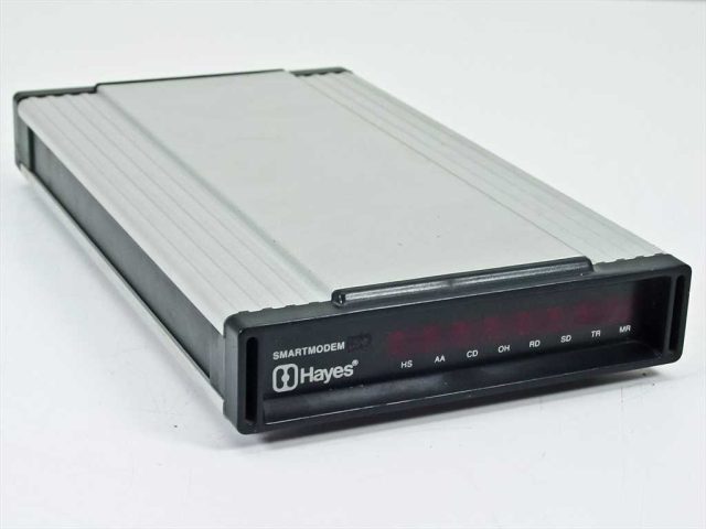 Chunky, heavy, and awesome: the Hayes Smartmodem 2400.