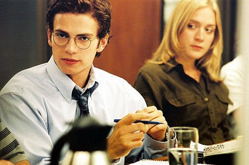 Infamous journalist Stephen Glass was portrayed by Hayden Christensen in <em>Shattered Glass,</em> a 2003 movie about his brief career at <em>The New Republic</em>. Chloe Sevigny played Caitlin Avey, a character modeled on one of Glass' coworkers.