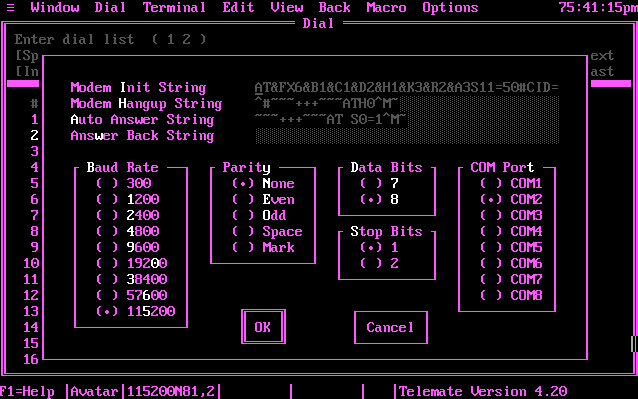 MS dos терминал. PC dos терминал. ASCII/ANSI для BBS. ANSI терминал.