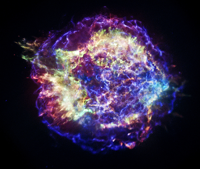 supernova explosion natural color