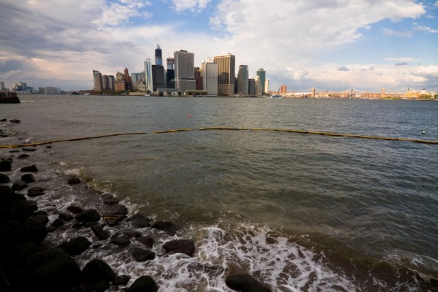 Although New York City would have flooded due to Sandy no matter what, the extent of the flooding was exacerbated by the sea level rise of the last century.