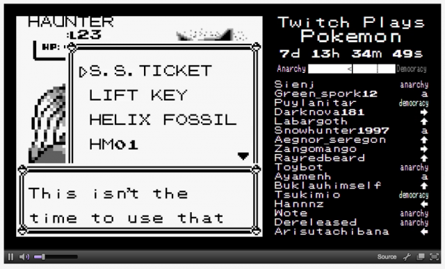 Twitch Plays Pokemon Is So Big It S Overloading Twitch S Servers Ars Technica