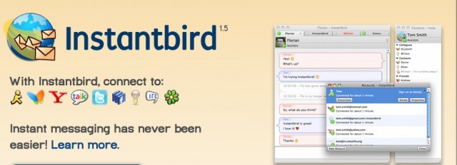 The Instantbird IM tool will be the basis of the Tor Project's new anonymizing IM client.