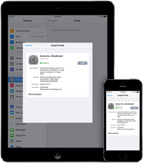 Apple has introduced some features that make it easier to manage iPads and iPhones.
