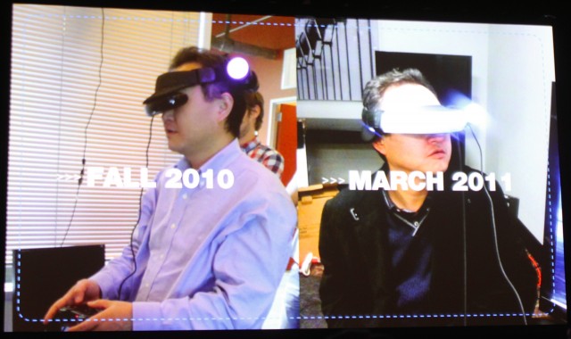 Some of the jury-rigged prototypes Sony tested during Project Morpheus development.