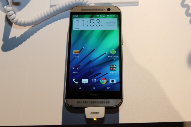 The new HTC One M8.