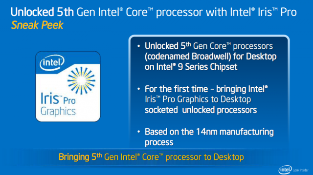 Iris Pro comes to Intel's socketed desktop CPUs.