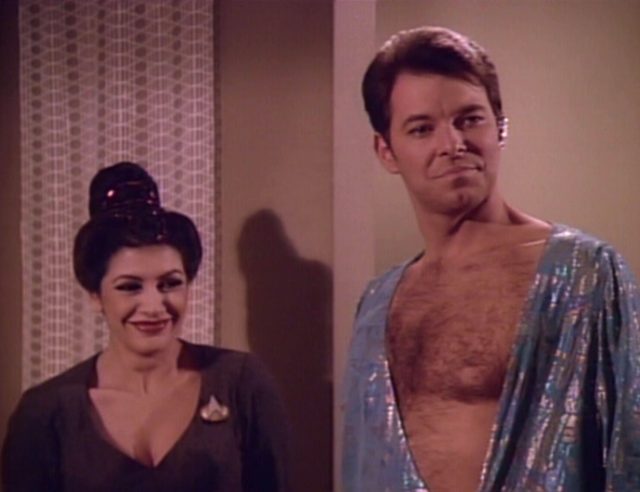 "Commander, I'm sensing that you could do with some manscaping."