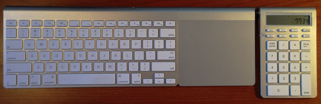 wireless keyboard with number pad