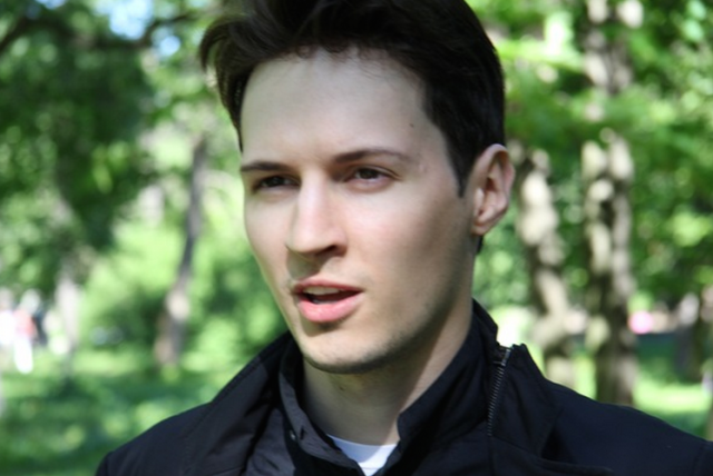 Pavel Durov, Telegram creator and previous CEO of Vkontakte, in better (and more youthful) days.