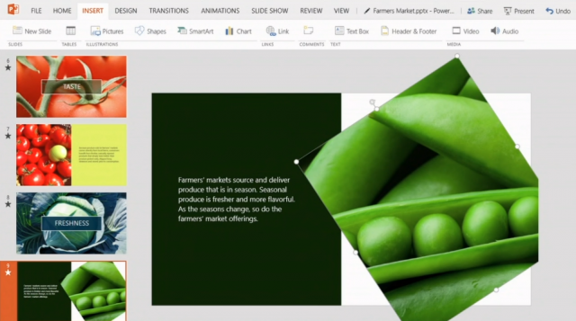 The touch-friendly versions of Office for Windows look a lot like a more capable Office for iPad.