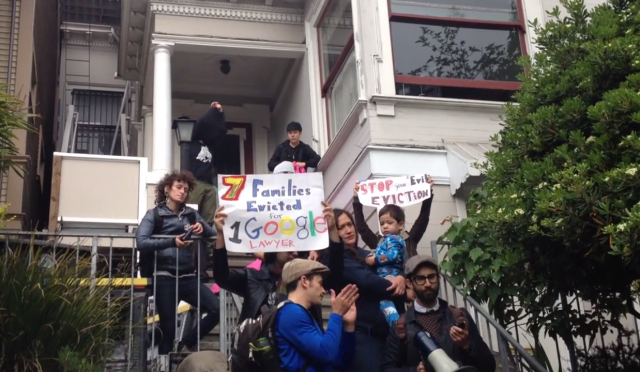 SF housing protests get personal as another Googler is confronted at home