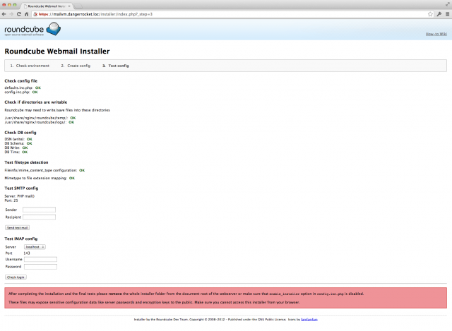 roundcube webmail installer exploit