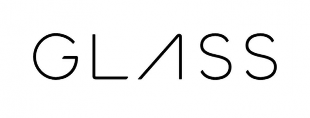 The formatting of the word "Glass" that Google is trying to trademark. 