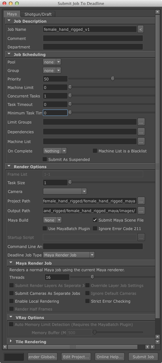 cinema 4d vray settings that work well