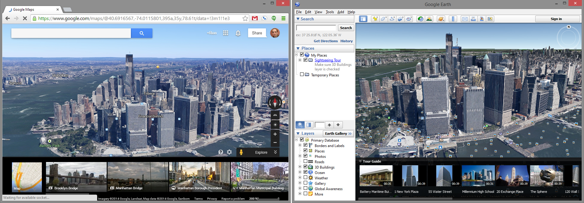 earthview vs google earth