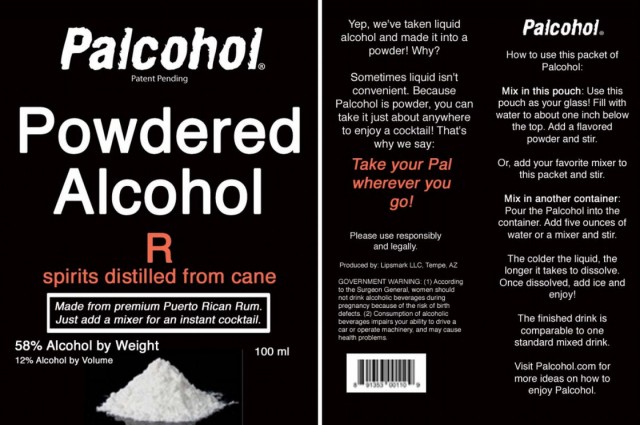 One of the labels that was approved, and then rejected, by the US Alcohol and Tobacco Tax and Trade Bureau.