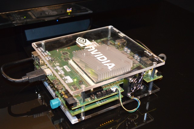 Developers will get to check their systems on something that looks like this Jetson Development Kit.