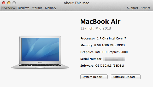 how much is mac os x 10.9