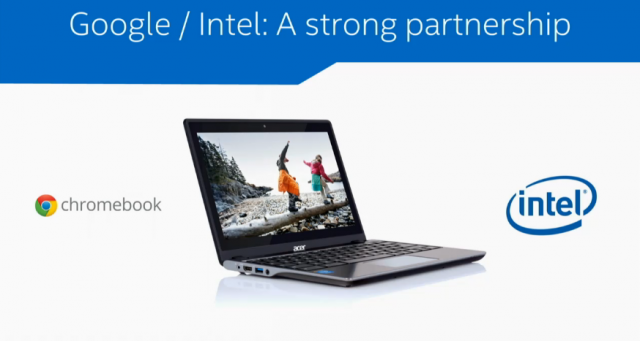 Intel <3 Chromebooks.