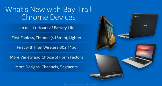 Bay Trail comes to Chromebooks.