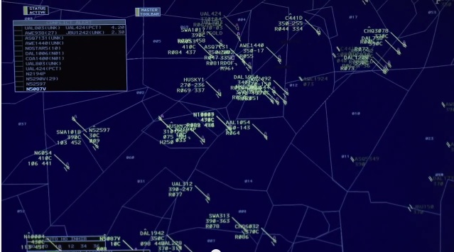 The FAA's ERAM system provides "look-ahead" data about aircraft courses and highlights potential conflicts (also known as mid-air collisions).