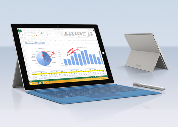 Core i7-powered Surface Pro 3 sports 12-inch screen, is just 9.1mm thick