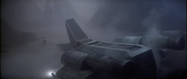 The non-anamorphic DVD version of <em>The Empire Strikes Back</em>. 