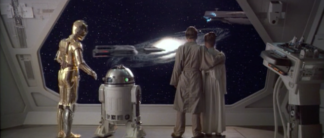 Another frame from the non-anamorphic DVD release of <em>The Empire Strikes Back</em>.