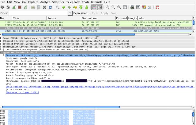 wireshark ip location map