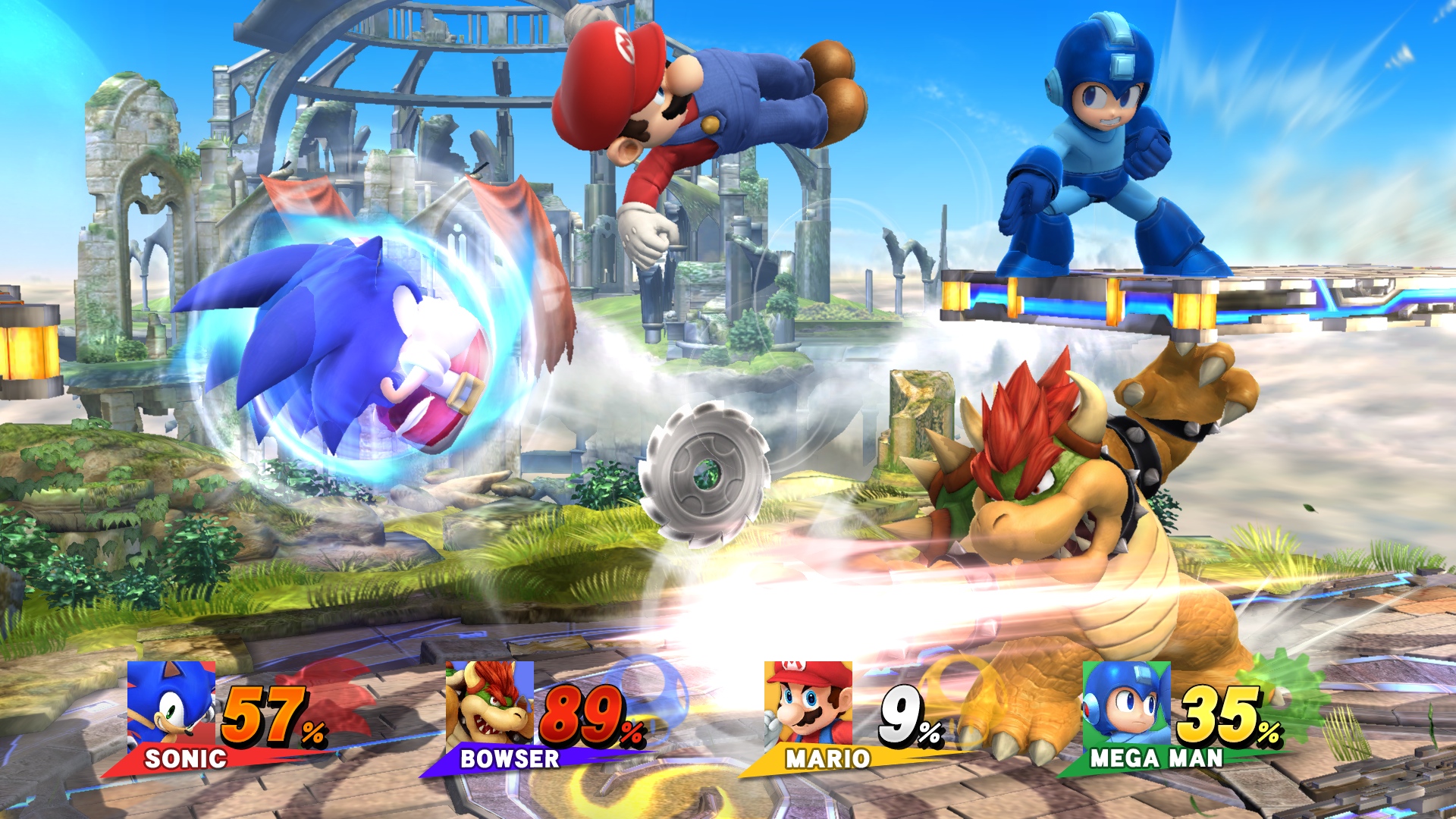 Super Smash Bros screenshot shows Smash Ball's design