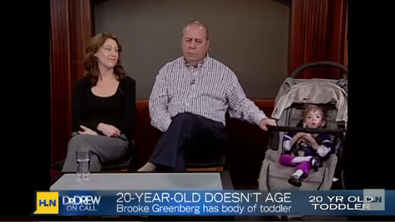 Brooke Greenberg and her parents on HLN.