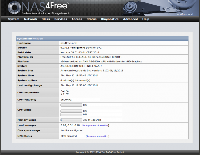 NAS4Free 9.2.0.1